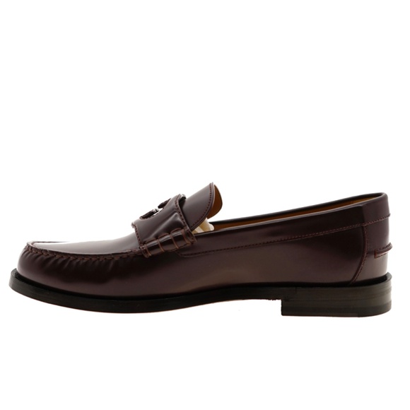 Gucci Loafer Millenial Ribot Moccasin Bordeaux Leather Size 11 US New - Picture 4 of 6
